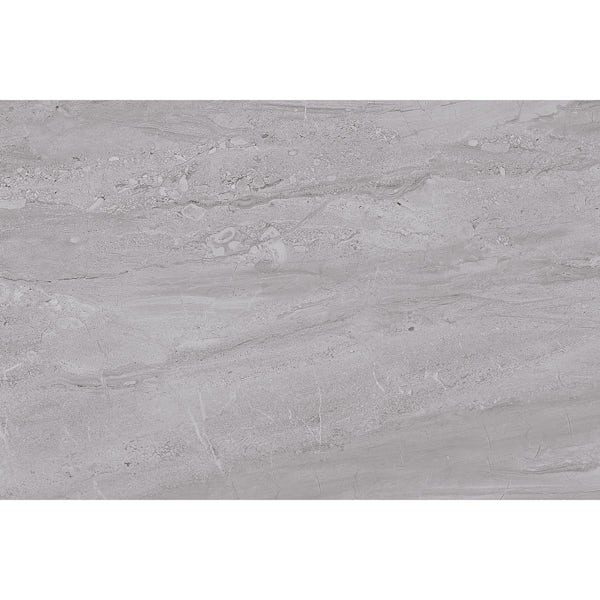 Calcolo Etna grey gloss ceramic wall tile 300 x 450mm