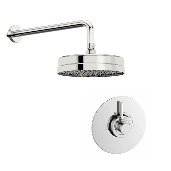 Concentric Thermostatic Valve & Wall Shower Set