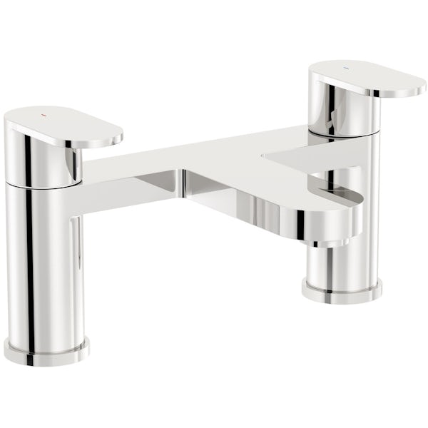 Kirke Curve basin and bath mixer tap pack