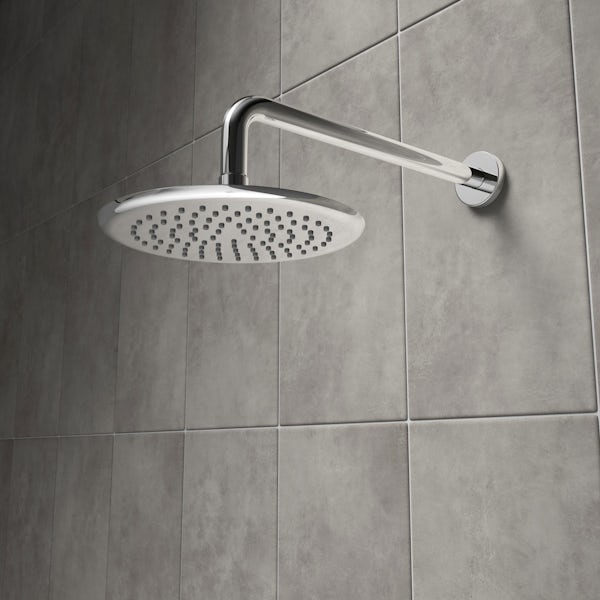 Mode Airmix water saving round shower head 200mm
