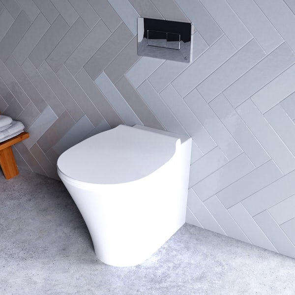 Ideal Standard Concept Air back to wall toilet with soft close toilet seat