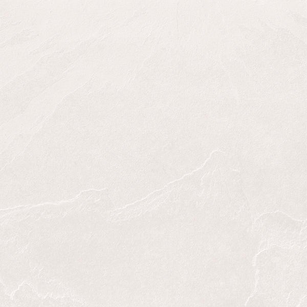 Calcolo Moon white wall and floor tile 600 x 600mm