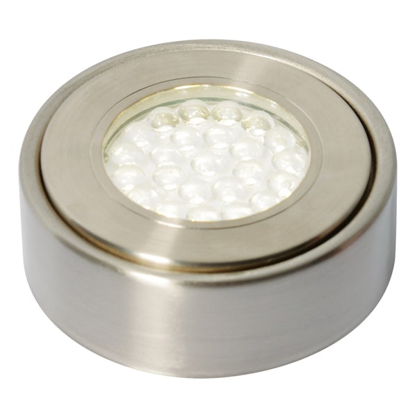 Forum Uri 1.5w warm white LED satin nickel under cabinet light