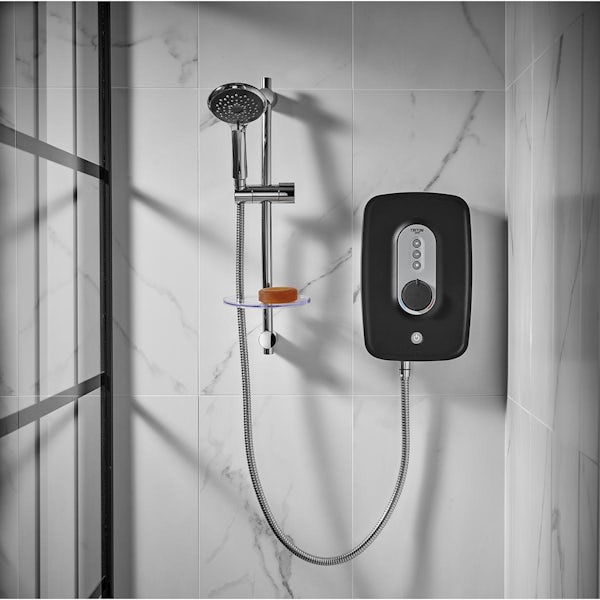 Triton Danzi black electric shower 8.5kW