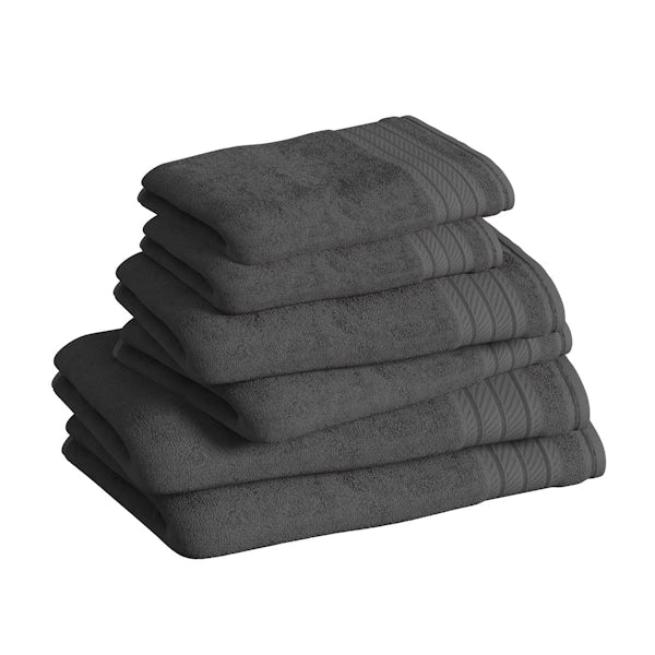 Supreme charcoal grey towel bale