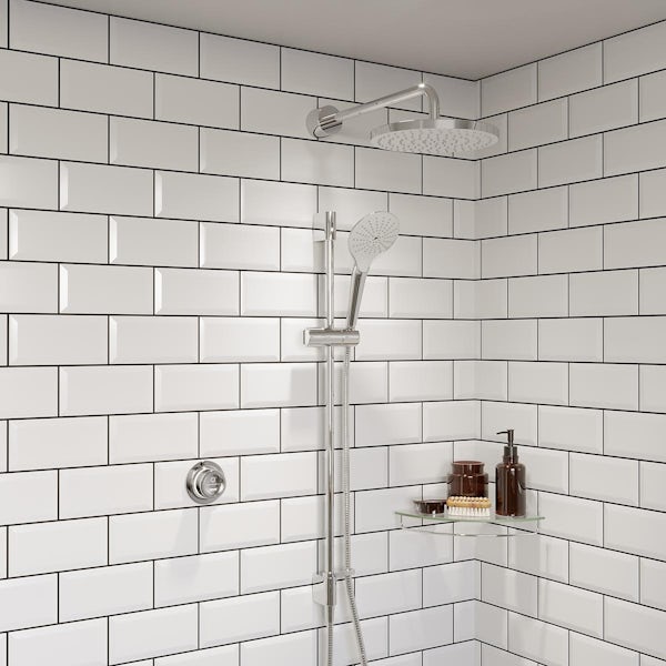 Mira Mode dual rear fed digital shower low pressure and pumped