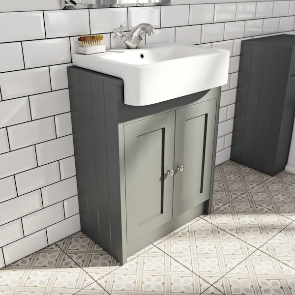 The Bath Co. Dulwich stone grey furniture package