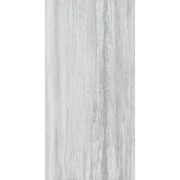 RAK Tech-Marble grey silk polished wall and floor tile 600mm x 1200mm
