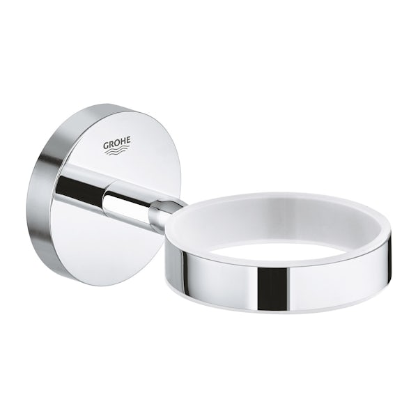 Grohe BauCosmopolitan frosted glass soap holder