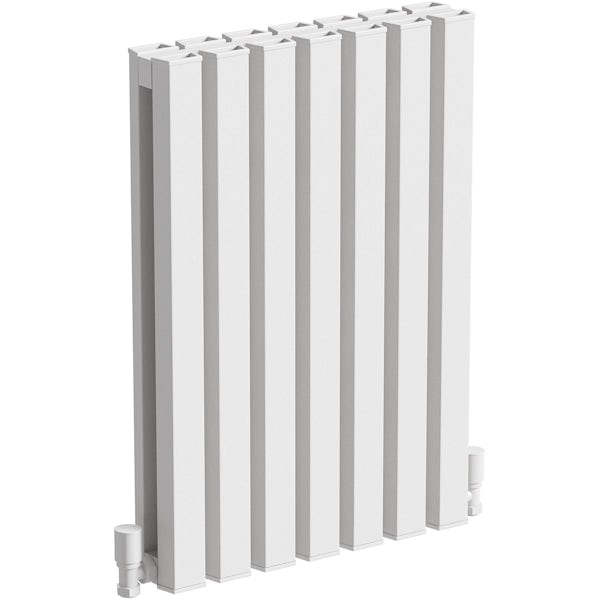 The Heating Co. Hamilton textured white aluminium radiator