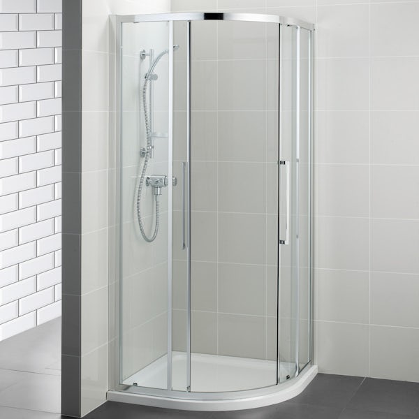 Ideal Standard Tempo complete gloss white furniture ensuite shower enclosure suite 800 x 800