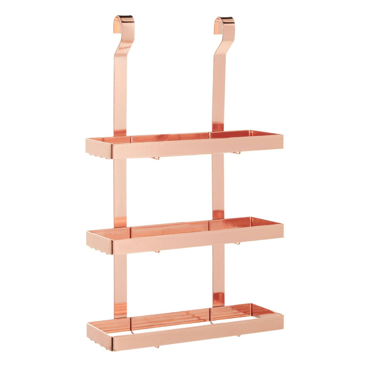 Accents Hanging 3 tier shelf unit in rose gold