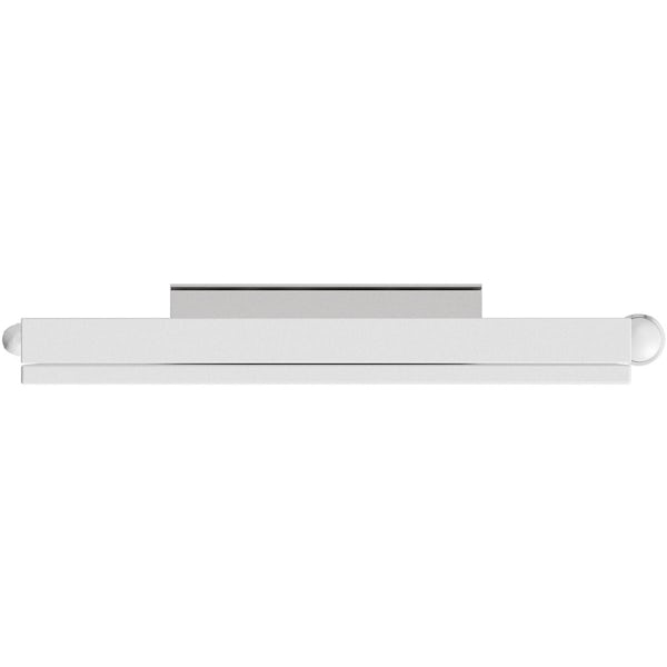 The Heating Co. Brampton vertical textured white aluminium radiator