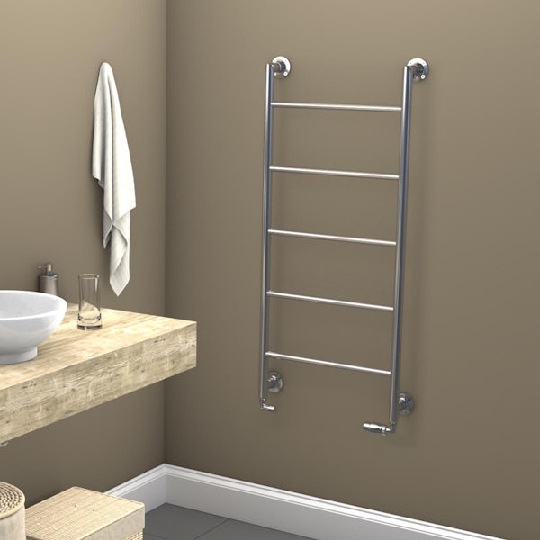Towelrads Ballymore chrome designer towel rail