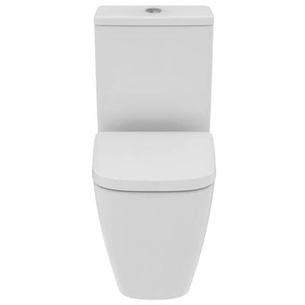 Ideal Standard i.life S closed back rimless close coupled toilet 2.6/4 litre with slow close seat