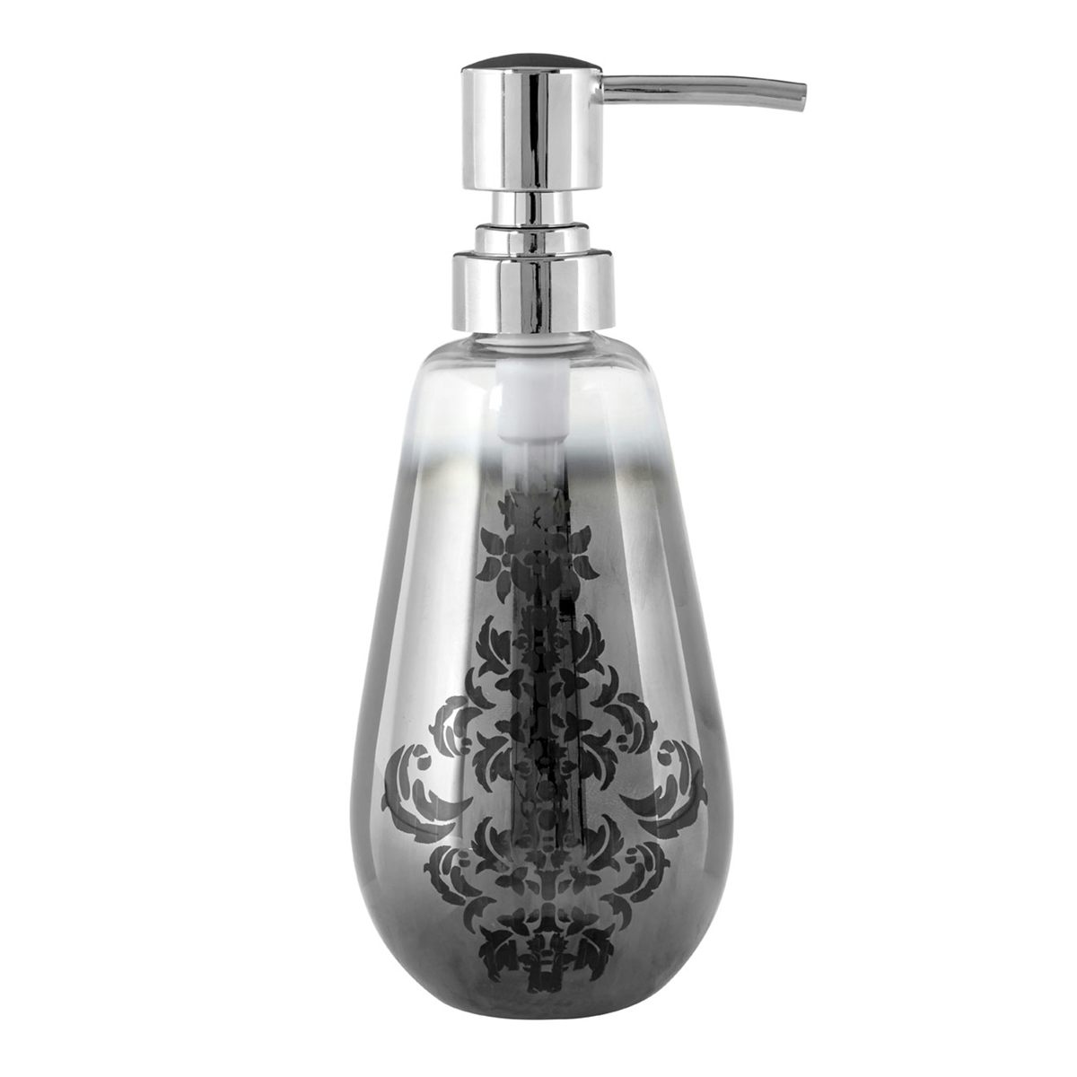 Accents Elissa glass silver lotion dispenser