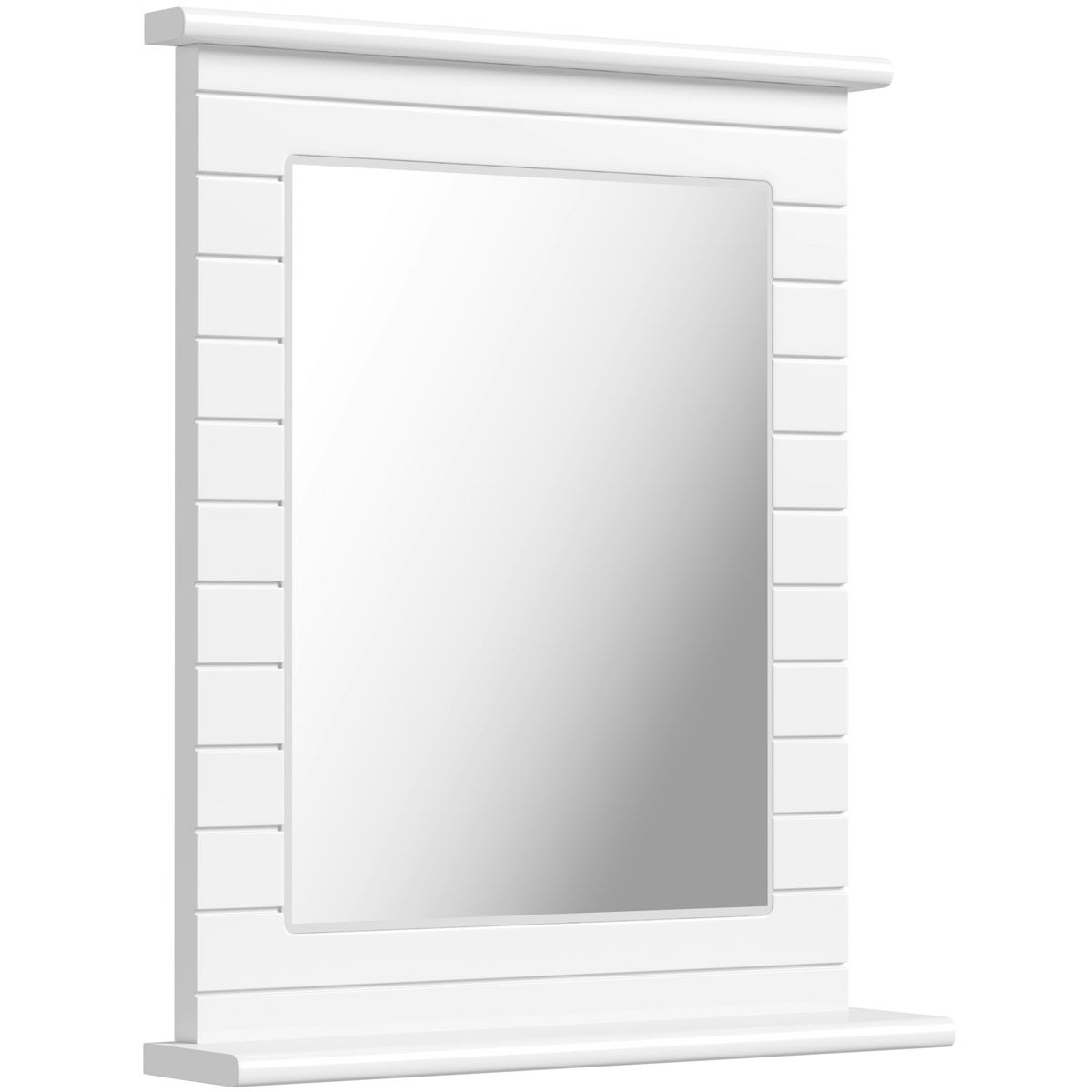 Accents Beachcomber white rectangular mirror