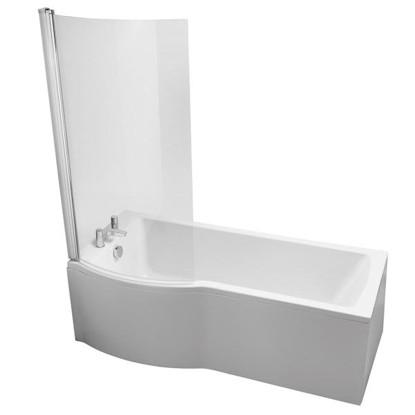 Ideal Standard Tempo complete left handed shower bath suite 1700 x 800
