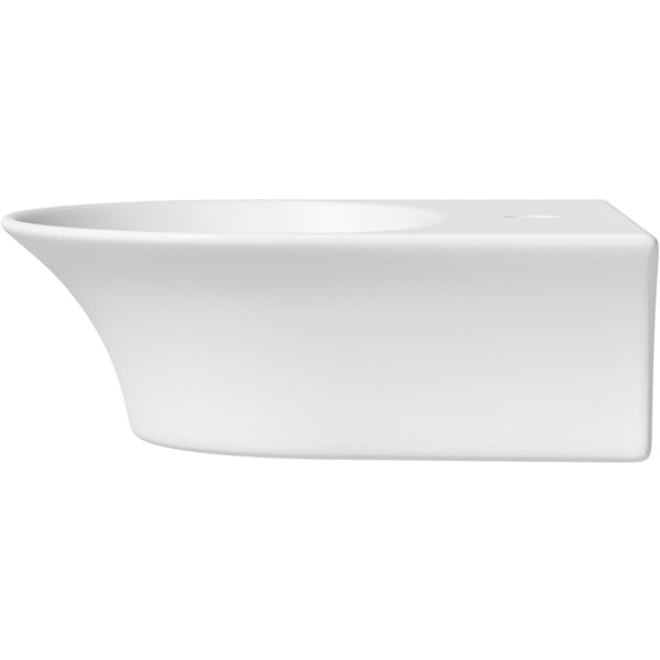 Orchard Monnow white wall hung basin 450mm