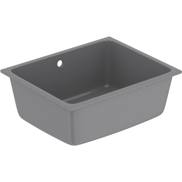 Schon Terre Cobblestone grey 1.0 bowl kitchen sink