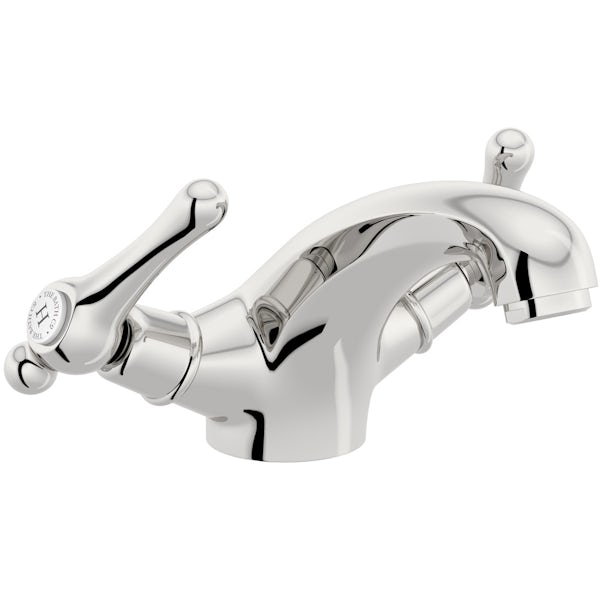 The Bath Co. Camberley lever basin mixer tap with slotted waste
