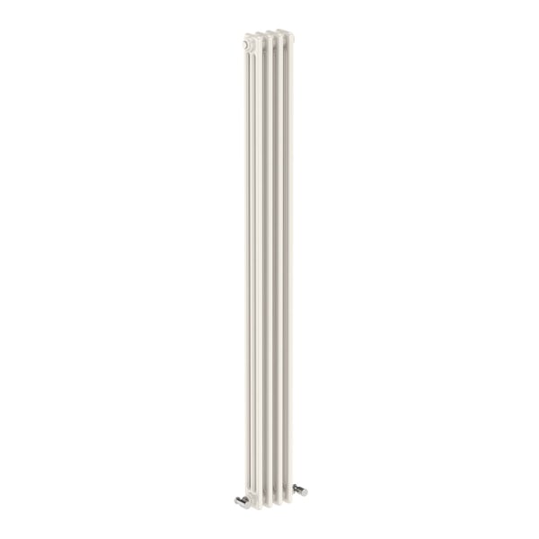 Dulwich vertical white triple column radiator 1800 x 155