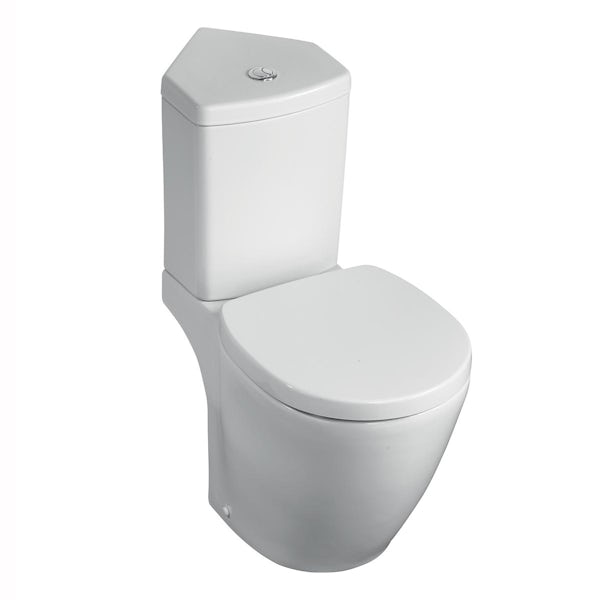 Ideal Standard Concept Space short projection close coupled toilet and seat