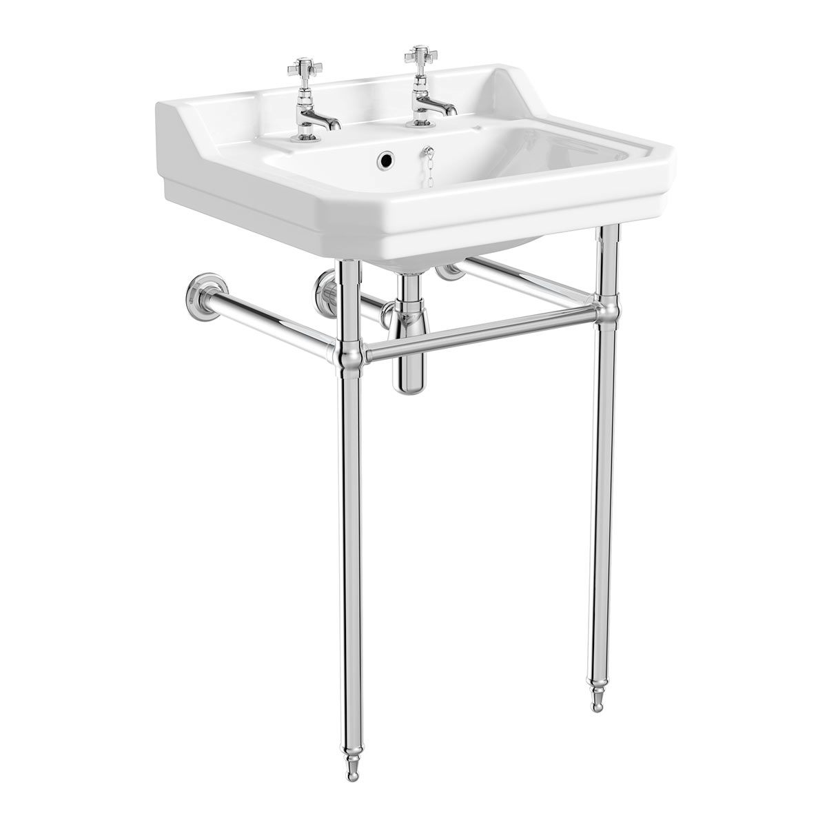 The Bath Co. Traditional washstand with Camberley basin 610mm