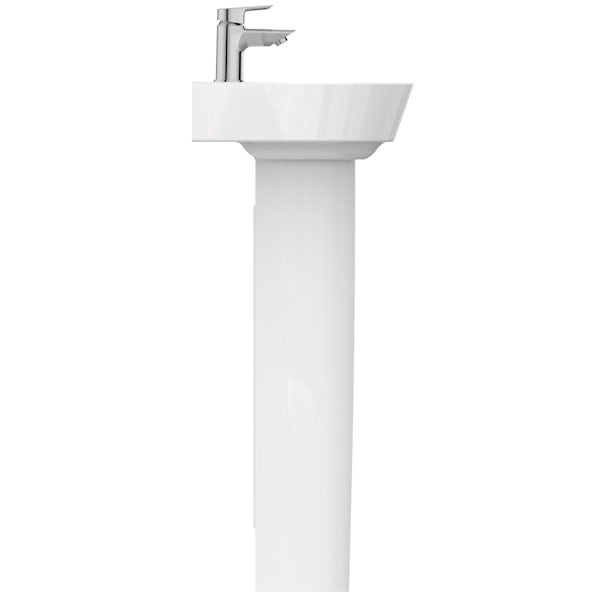 Ideal Standard Concept Air Arc 1 tap hole full pedestal basin 400mm