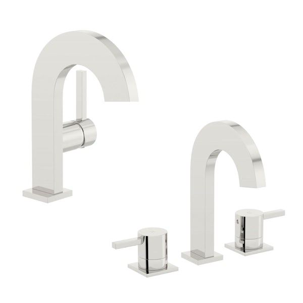 Harrison basin and bath mixer tap pack