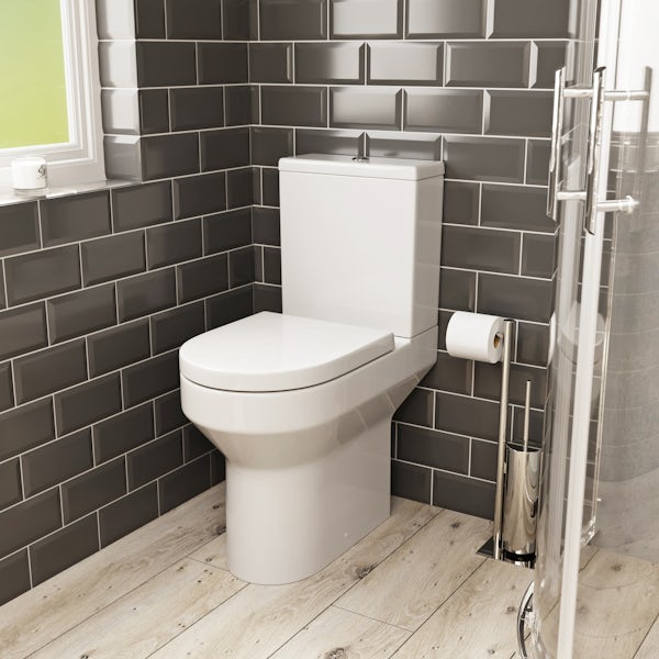 Orchard Wharfe close coupled toilet with soft close seat