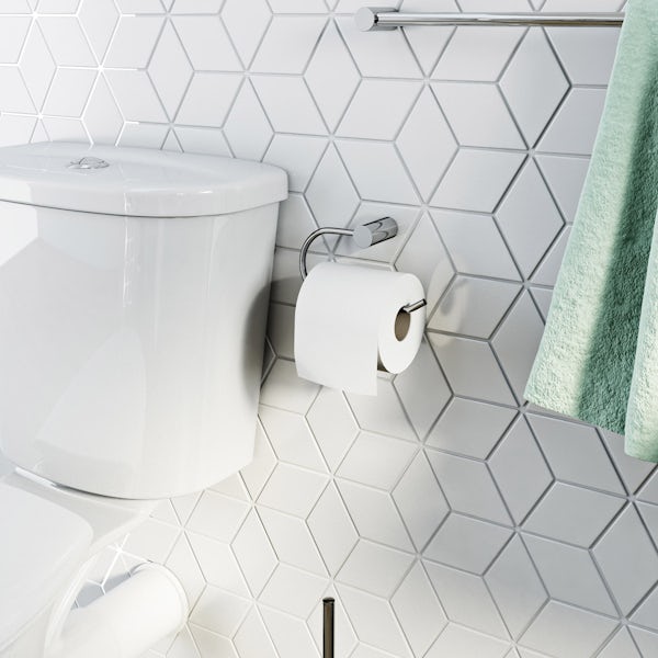 Clarity 2 piece toilet accessory pack