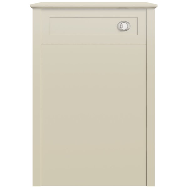 The Bath Co. Camberley satin ivory back to wall unit