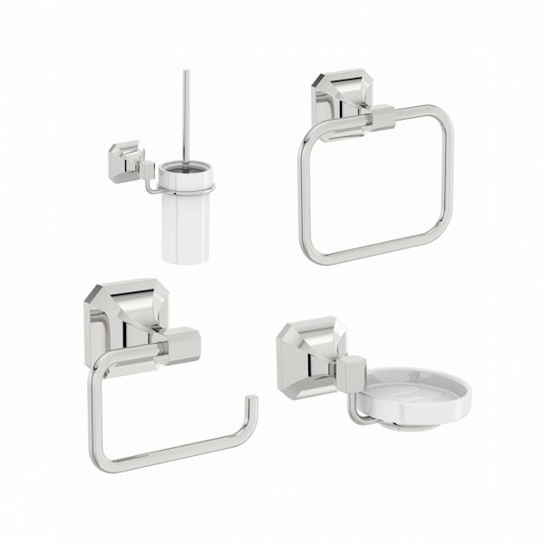 Camberley Cloakroom Accessory Set