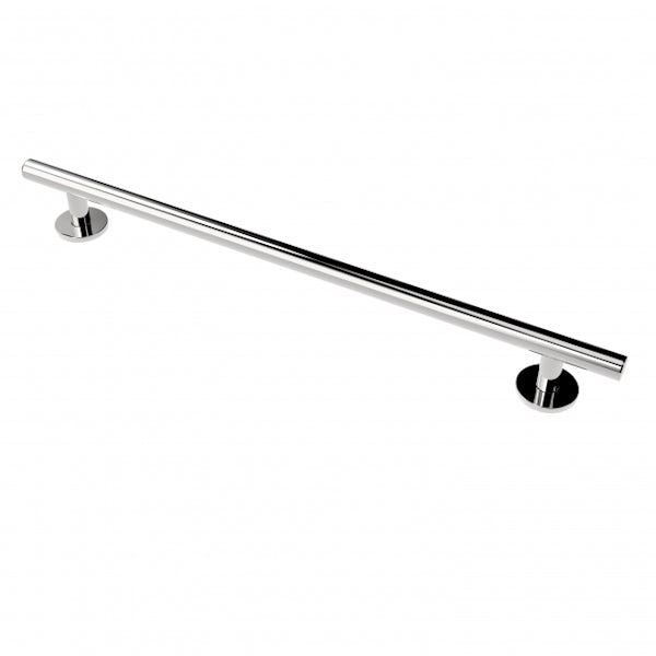 Nymas NymaSTYLE stainless steel polished chrome 355mm straight grab rail