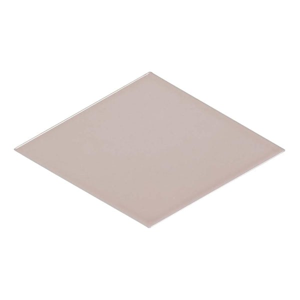 Calcolo Rhomboid pink ceramic wall tile 152 x 263mm