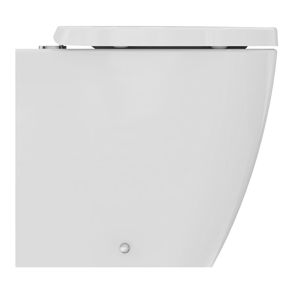 Ideal Standard i.life S compact back to wall toilet with slow close seat