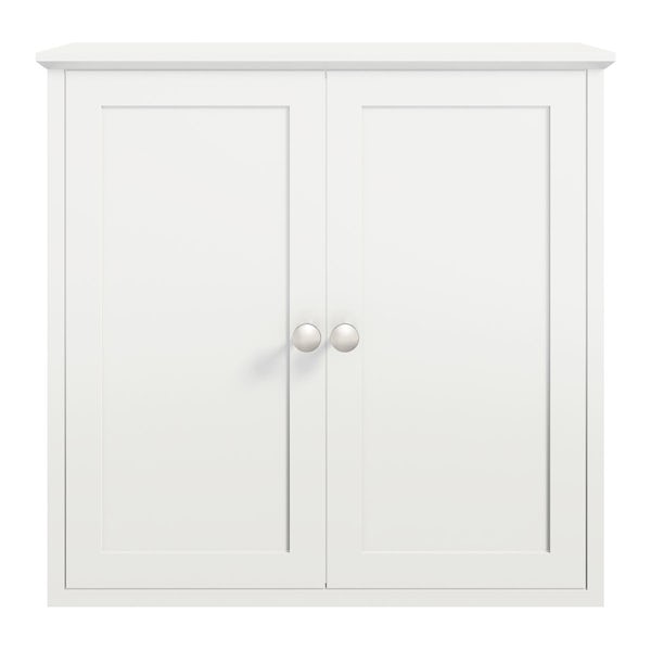 Camberley white wall hung cabinet