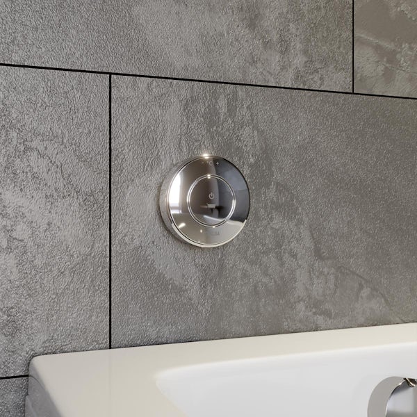 Aqualisa Unity Q Smart concealed bath filler pumped with overflow