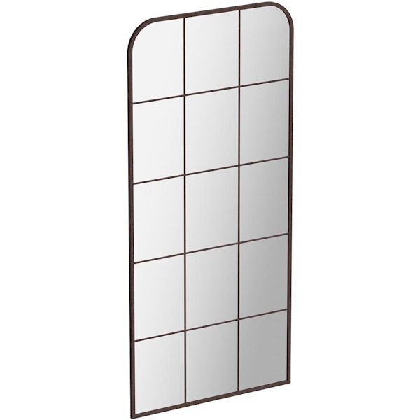 Accents Rochester metal window mirror 1270 x 610mm