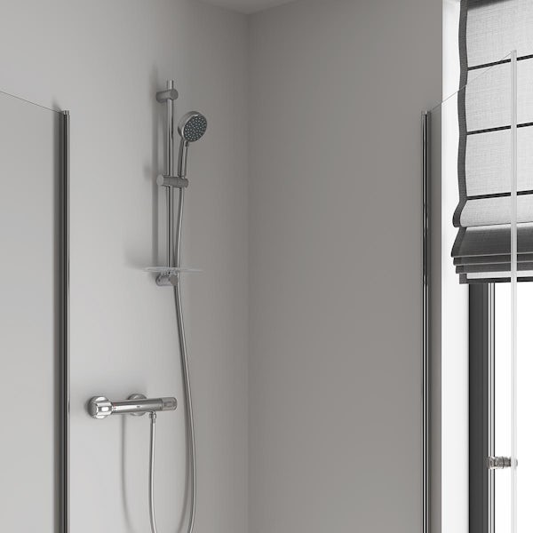Grohe Precision Feel thermostatic round bar shower valve