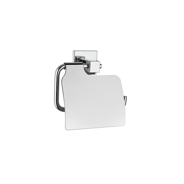 VitrA Q-Line toilet roll holder with cover