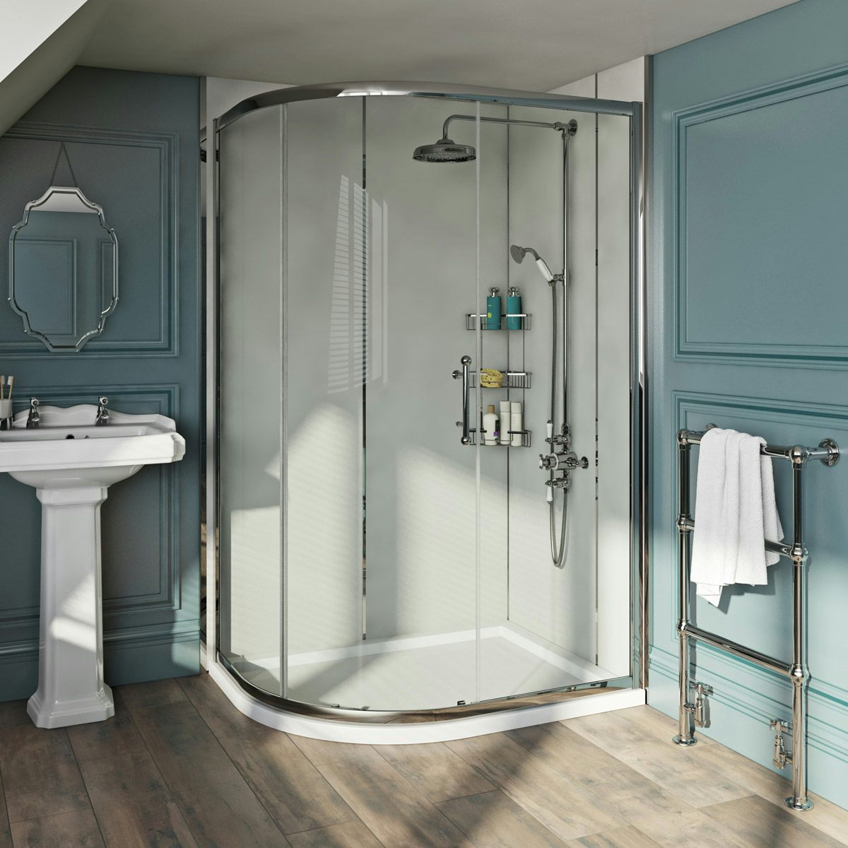 Orchard Winchester 6mm Traditional Offset Quadrant Shower Enclosure 900 ...