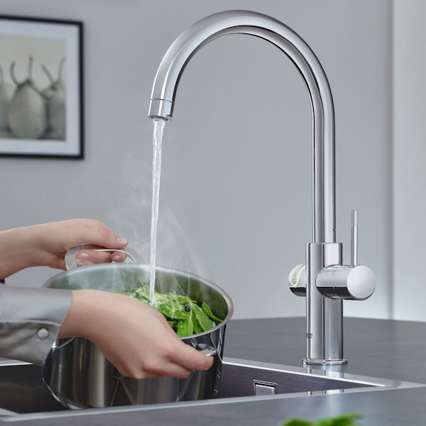 Grohe Red Duo C spout boiling water kitchen tap
