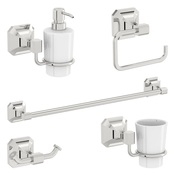 The Bath Co. Camberley 5 piece ensuite accessory set