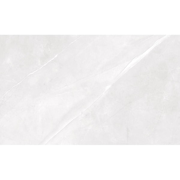 Calcolo white matt ceramic wall tile 333 x 550mm