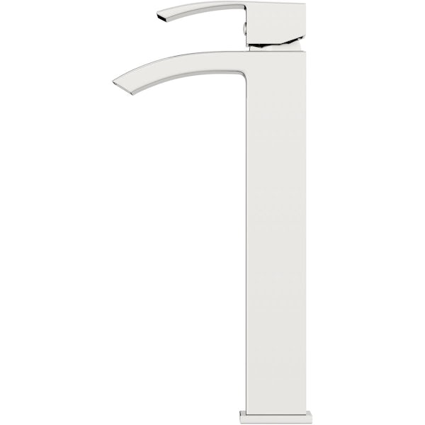 Orchard Wye square high rise basin mixer tap