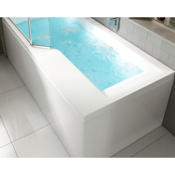 Carronite Urban Swing acrylic shower bath front & end panel 1575mm