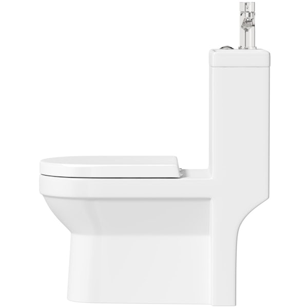 Orchard Wharfe compact all in one toilet and basin unit with tap and waste