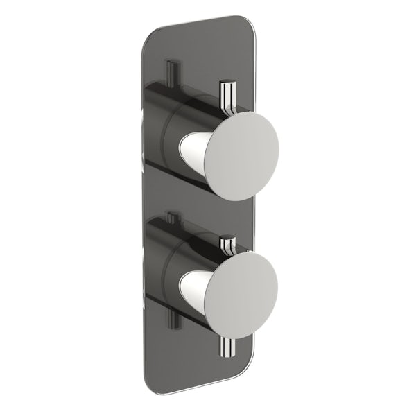 Mode Heath twin thermostatic shower valve offer pack